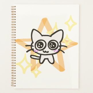 Cahier à reliure spirale Chat aux Grands Yeux Mign