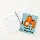 Cahier à reliure spirale Chat Jour de Shopping Amo (Intérieur)
