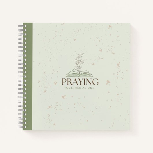 Cahier à reliure spirale chrétien (Devant)