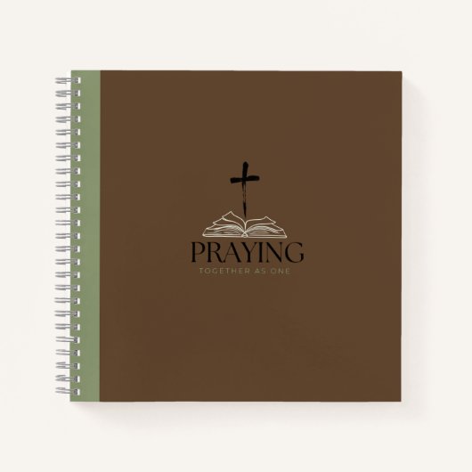 Cahier à reliure spirale chrétien (Devant)