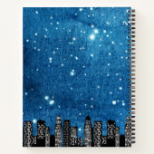 Cahier à reliure spirale Clair de lune ensorcelant (Dos)
