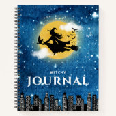 Cahier à reliure spirale Clair de lune ensorcelant (Devant)