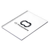 Cahier à reliure spirale classique CC Productions (Côté gauche)