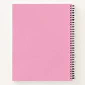 Cahier à reliure spirale Collage Rose Mignon et Im (Dos)