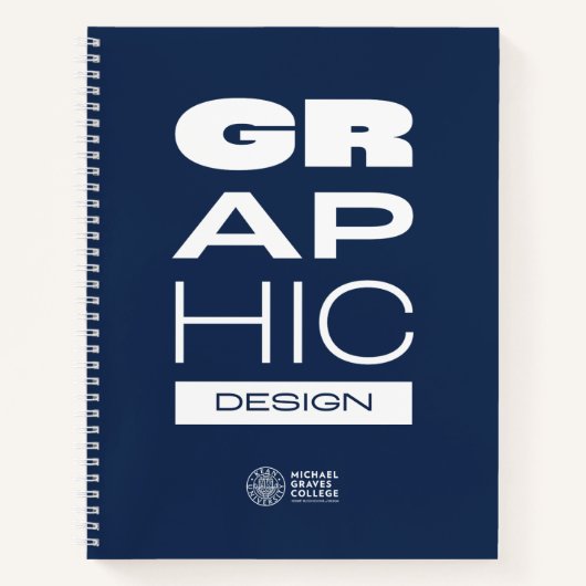 Cahier à reliure spirale de conception graphique K (Devant)