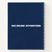 Cahier à reliure spirale de conception graphique K (Dos)