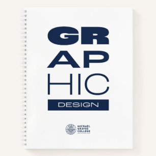 Cahier à reliure spirale de conception graphique K
