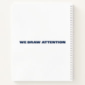 Cahier à reliure spirale de conception graphique K (Dos)