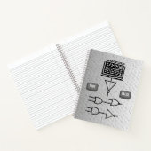 Cahier à reliure spirale de logique binaire – Desi (Intérieur)