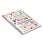 Cahier à reliure spirale de Noël (Côté Droit)
