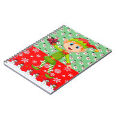 Cahier à reliure spirale de Noël (Côté gauche)