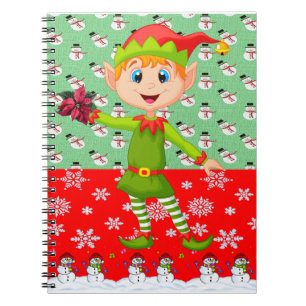 Cahier à reliure spirale de Noël