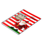 Cahier à reliure spirale de Noël (Côté gauche)