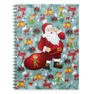 Cahier à reliure spirale de Noël