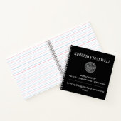 Cahier à reliure spirale de notaire mobile personn (Intérieur)