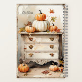 Cahier à reliure spirale de recettes d'automne per (Verso)