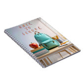 Cahier à reliure spirale de rentrée scolaire (Côté Droit)
