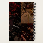 Cahier à reliure spirale de style gothique sombre  (Verso)