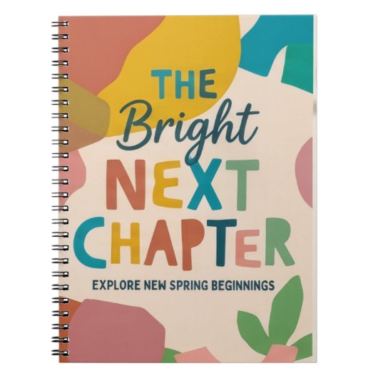 Cahier à reliure spirale Débuts Printemps Moderne  (Devant)