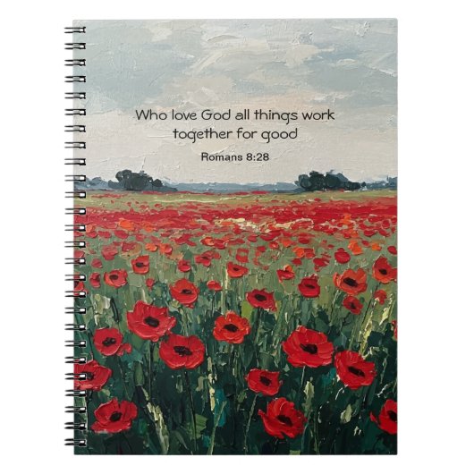 Cahier à reliure spirale des Écritures chrétiennes (Devant)