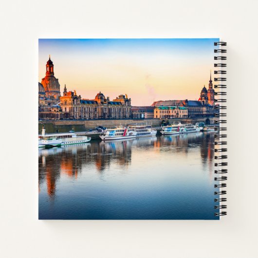 Cahier à reliure spirale Dresde (Dos)