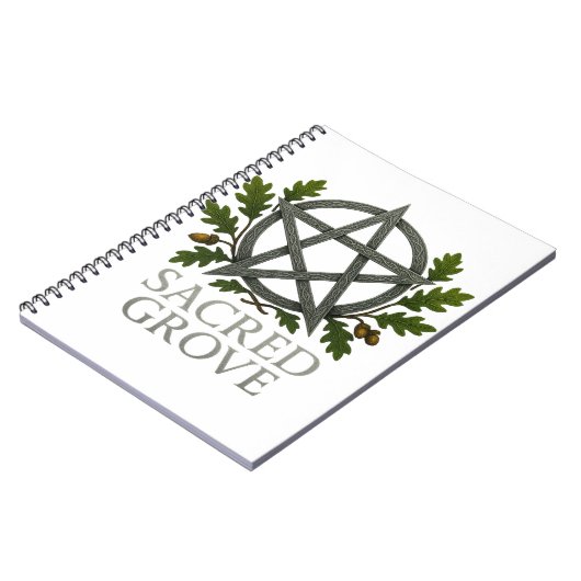 Cahier à reliure spirale du Bosquet Sacré (Côté gauche)