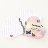 Cahier à reliure spirale en forme de cœur (Intérieur)