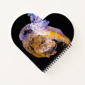 Cahier à reliure spirale en forme de cœur (Dos)