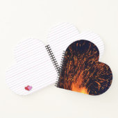 Cahier à reliure spirale en forme de cœur (Intérieur)