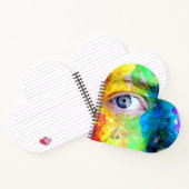 Cahier à reliure spirale en forme de cœur (Intérieur)