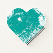 Cahier à reliure spirale en forme de cœur (Dos)