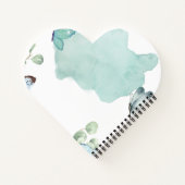 Cahier à reliure spirale en forme de cœur (Dos)