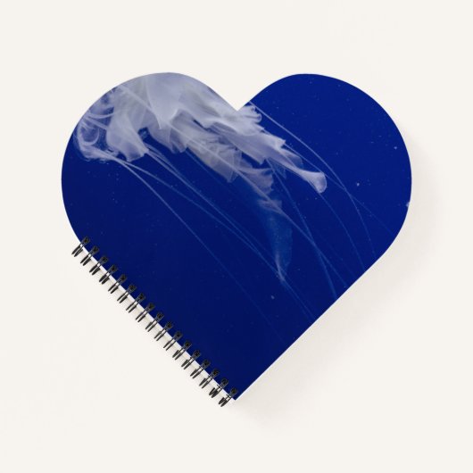 Cahier à reliure spirale en forme de cœur (Devant)