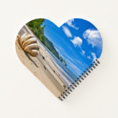 Cahier à reliure spirale en forme de cœur (Dos)