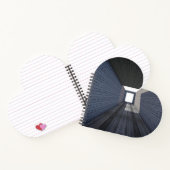 Cahier à reliure spirale en forme de cœur (Intérieur)