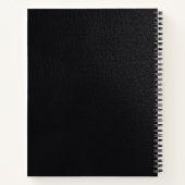 Cahier à reliure spirale étoile unique – Conceptio (Dos)