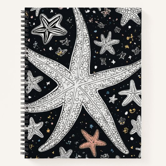 Cahier à reliure spirale étoile unique – Conceptio (Devant)