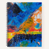 Cahier à reliure spirale Explosion de Couleurs (Devant)