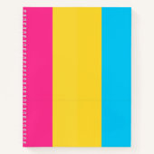 Cahier à reliure spirale Fierté Pan (Devant)