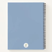 Cahier à reliure spirale Fleur Bleue Sauvage 🌸 (Dos)