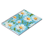 Cahier à reliure spirale Fleur de Bleu Ciel (Côté gauche)