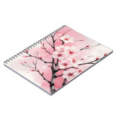 Cahier à reliure spirale Fleur de cerisier Sakura (Côté gauche)