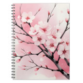 Cahier à reliure spirale Fleur de cerisier Sakura (Devant)