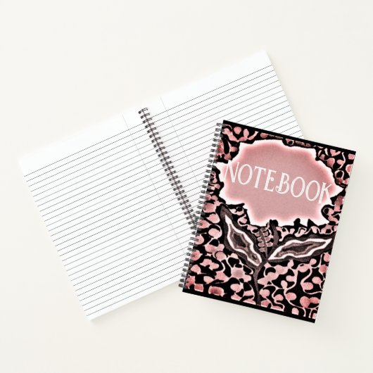 Cahier à reliure spirale Floral  (Intérieur)