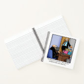 Cahier à reliure spirale Humour de Bureau (Intérieur)