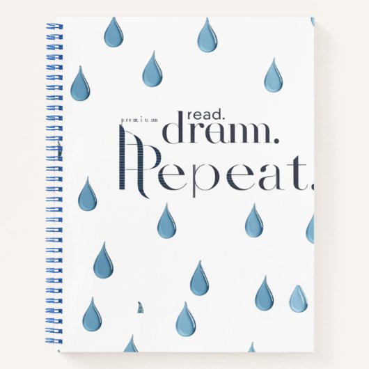 Cahier à reliure spirale - Journal esthétique pour (Devant)
