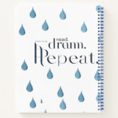 Cahier à reliure spirale - Journal esthétique pour (Dos)