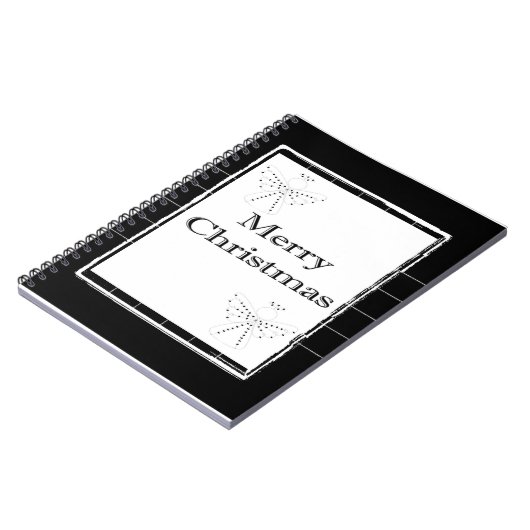 Cahier à reliure spirale Joyeux Noël (Côté gauche)