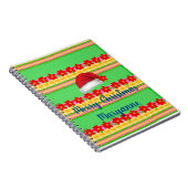Cahier à reliure spirale Joyeux Noël Chapeau du Pè (Côté Droit)