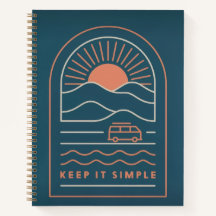 Cahier à reliure spirale « Keep It Simple »